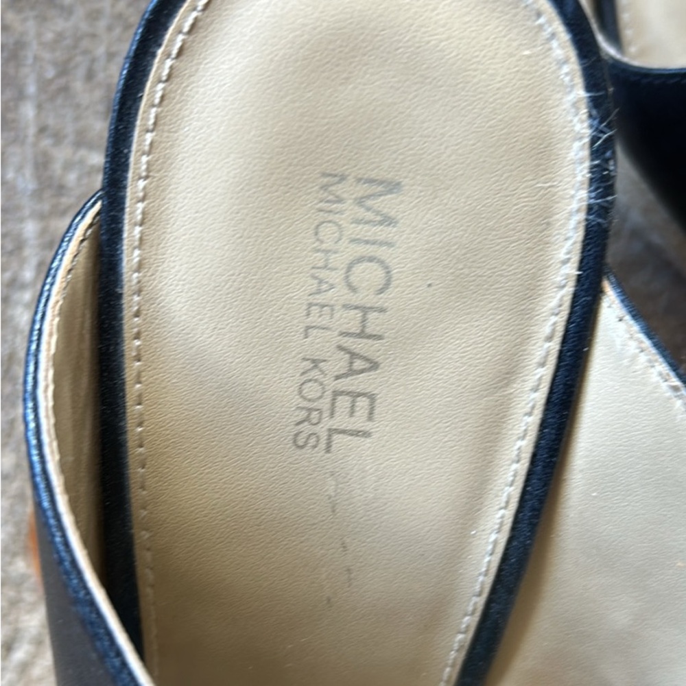 Michael Kors Bradley Leather Wedge - Picture 4 of 5